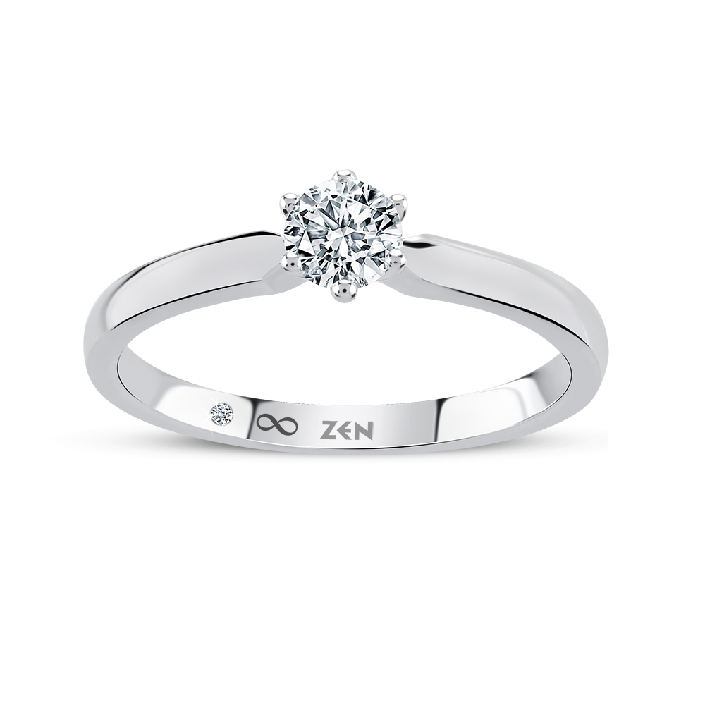 0,24ct Diamond Solitaire Ring